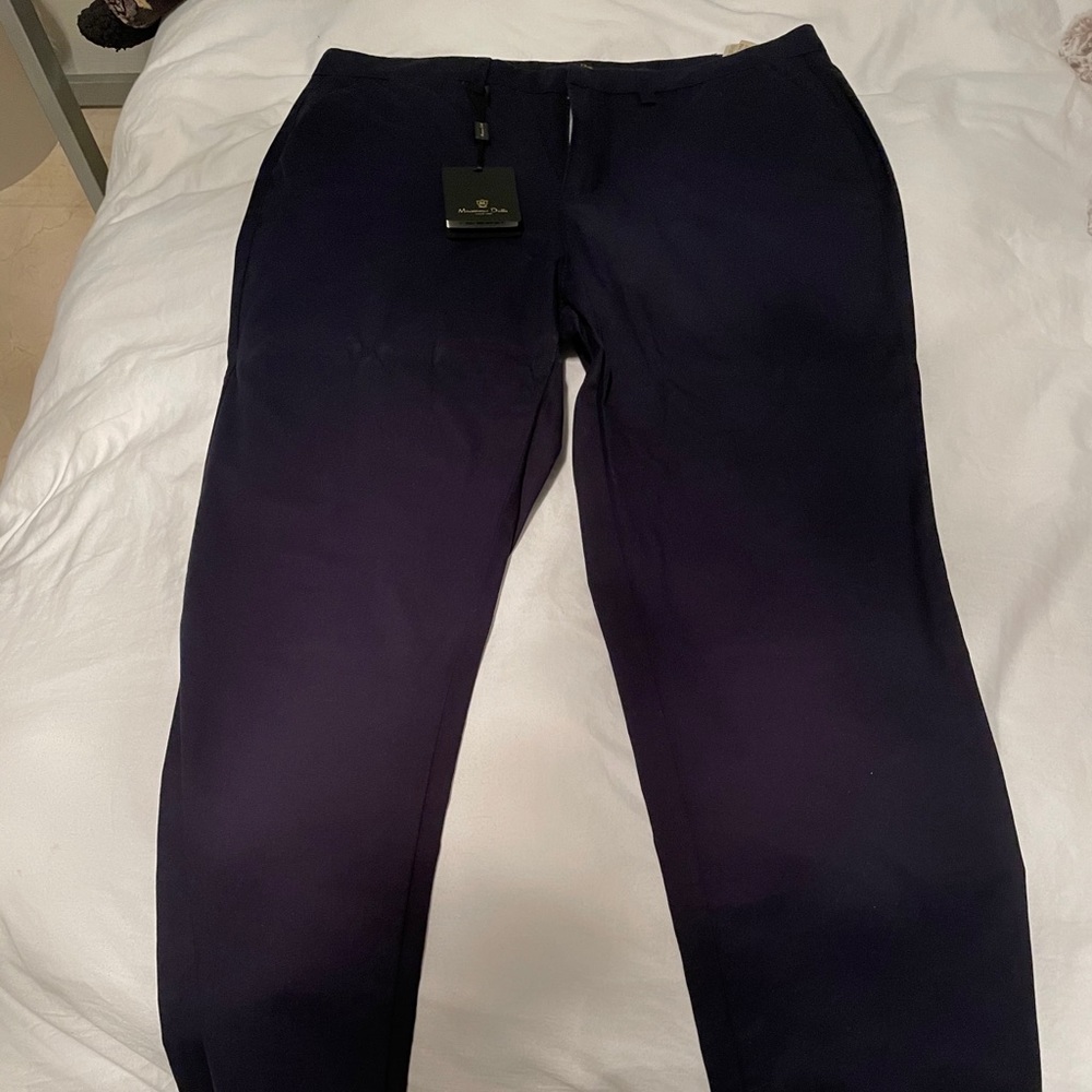 NEW Massimo Dutti Dark Blue work pants
